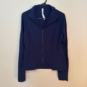 lululemon athletica Navy Zip-Up Utility Jacket